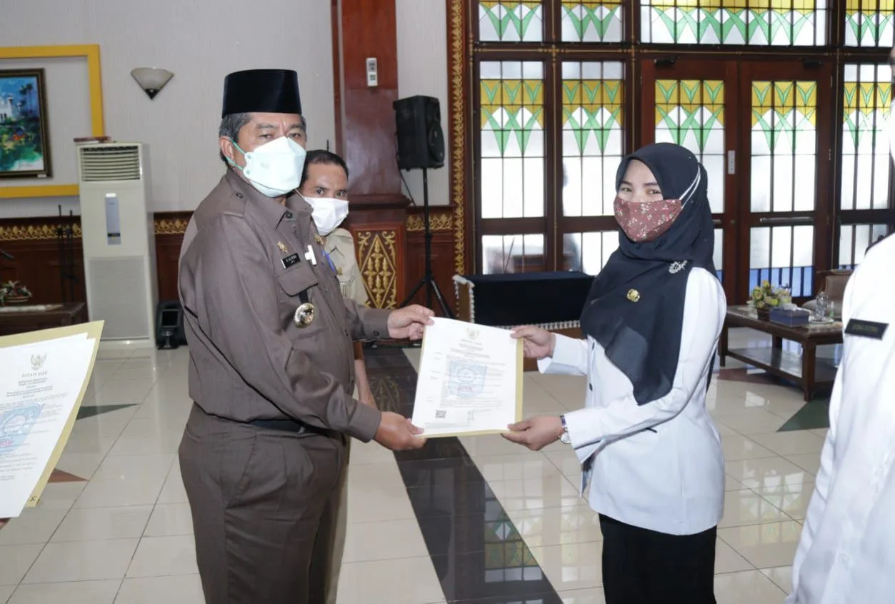 123 CPNS di Siak Terima SK,  Alfedri: Kita Ini Pelayan Masyarakat