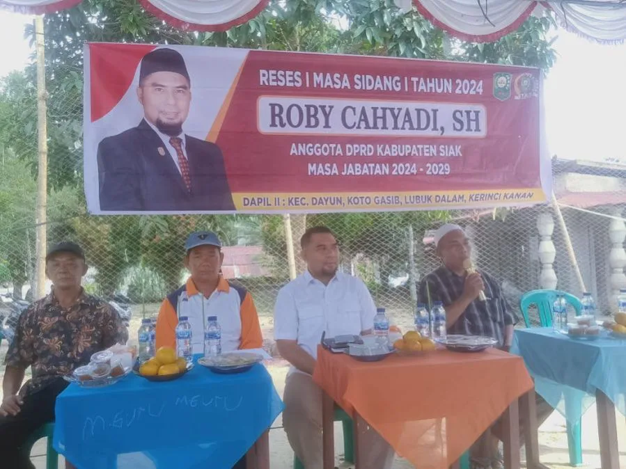 Anggota DPRD Siak, Robi Cahyadi Berbagi Pengalamannya Selama Melaksanakan Kegiatan Reses di Dapil II