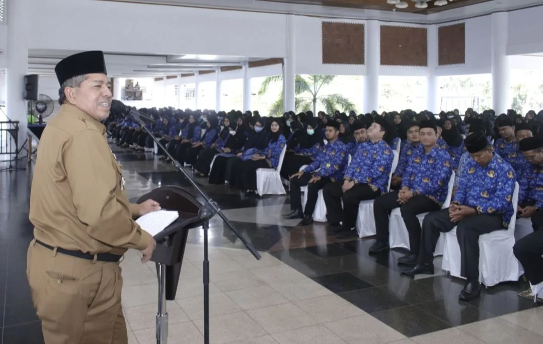 Bupati Alfedri Ingatkan 448 PNS Siak untuk Bersih dan Jujur