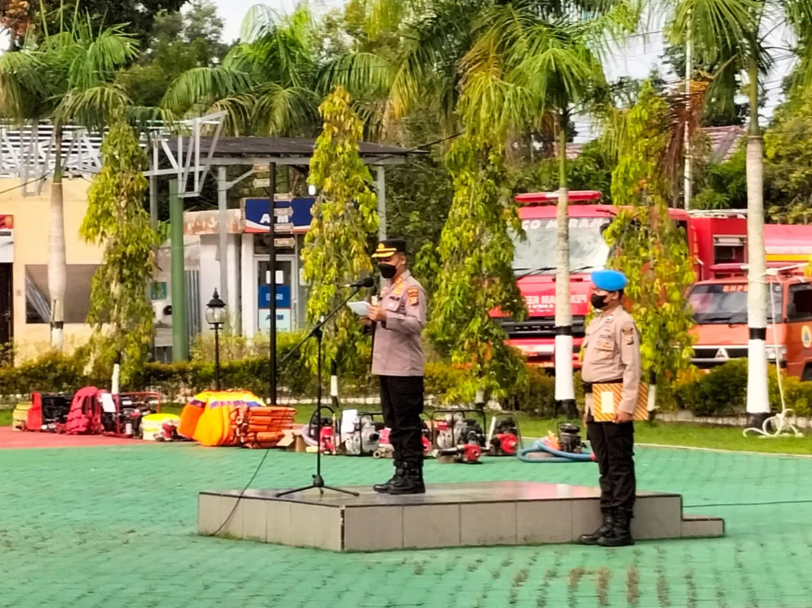 Cek Kesiapan Personil dan Prasarana, Kapolres Siak Gelar Apel Kesiapsiagaan