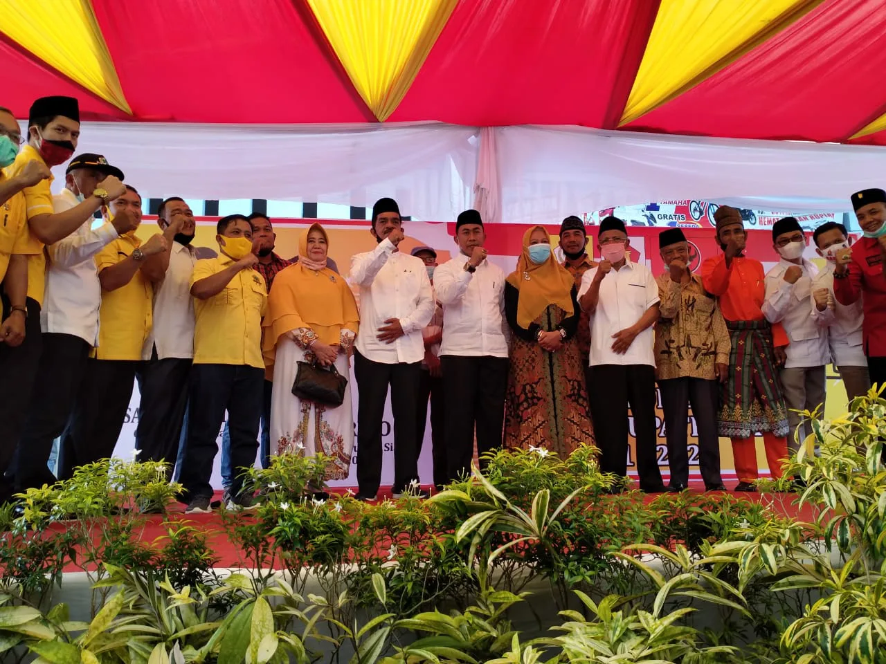 Deklarasi Pasangan Arif-Sujarwo Wan Abubakar : Membangun Siak Butuh Bersinergi dengan Provinsi dan Pusat