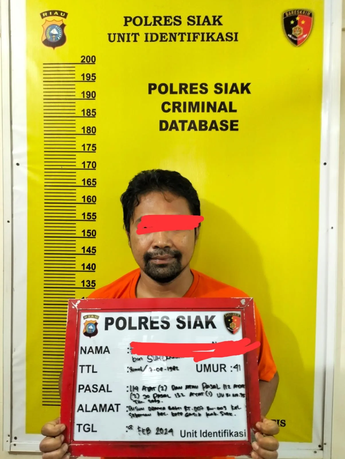 Diduga Edarkan Narkoba, Polres Siak Tangkap Tiga orang di Koto Gasib