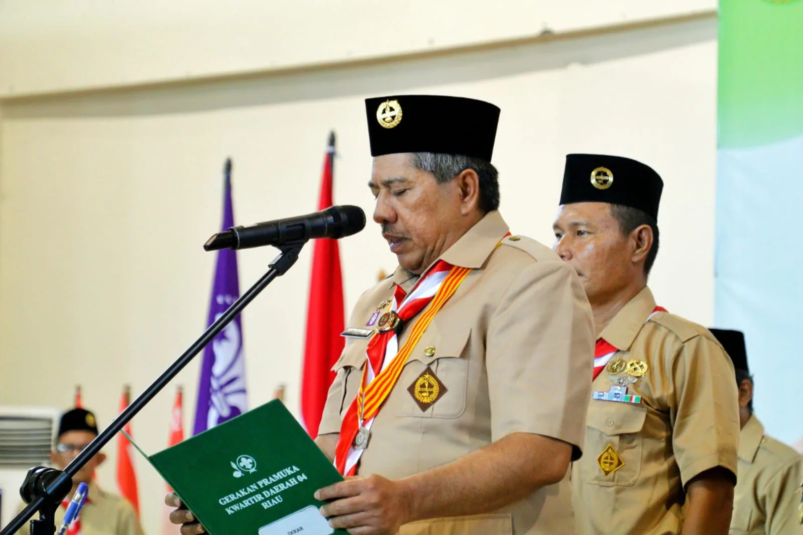 Dilantik Jadi Ketua Majelis Pembimbing Pramuka Siak, Bupati Alfedri Berharap Pengurus Baru Lebih Semangat
