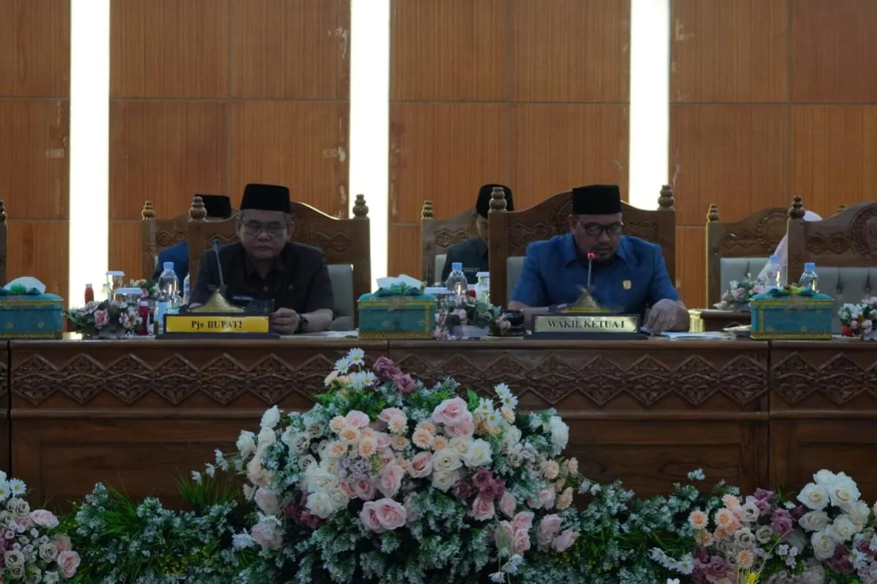 DPRD Siak Gelar Rapat Paripurna Jawaban Pemkab Siak atas Pandangan Umum  Fraksi