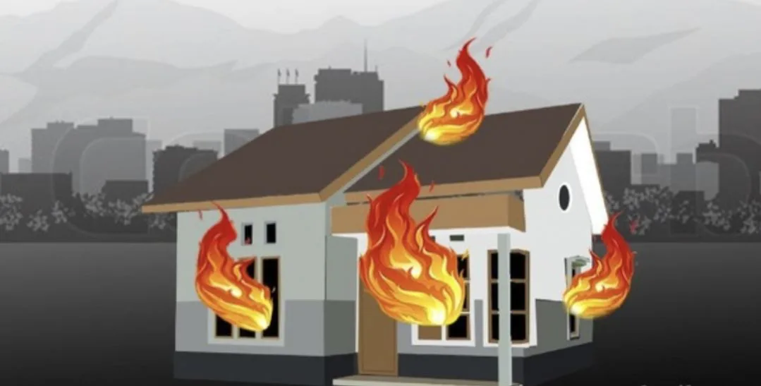 Dua Anak Meninggal Dalam Kebakaran Lima Rumah di Tualang Siak, Diduga Karena Lampu Teplok