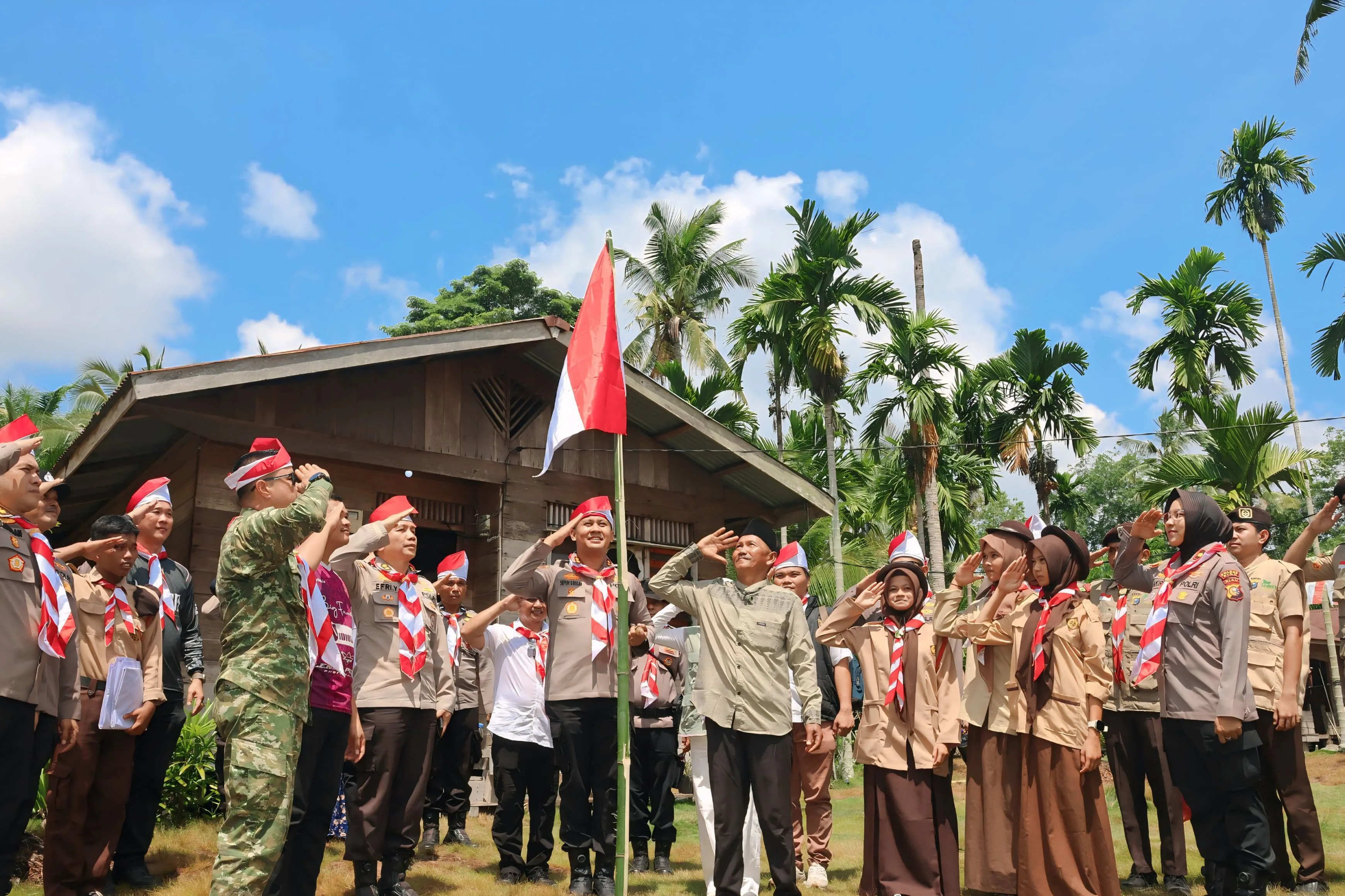Ekspedisi Merah Putih Polda Riau Tembus Pesisir Teluk Lanus