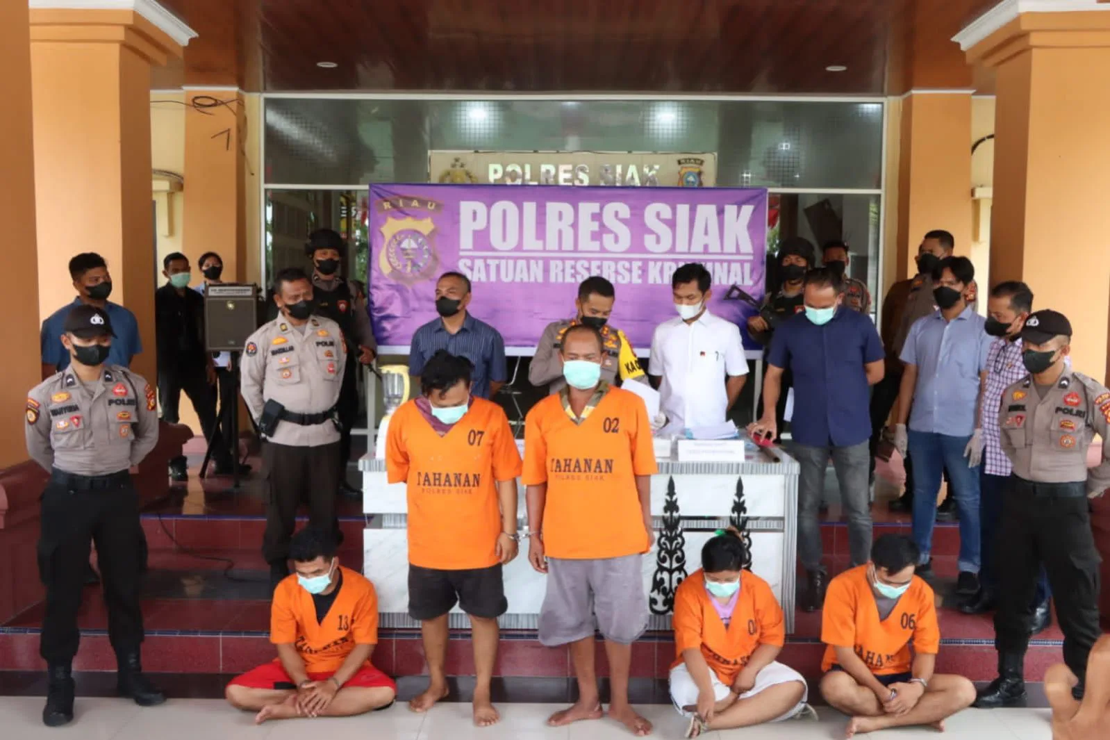 Eksploitasi Ekonomi dan Seksual Anak di Bawah Umur, Empat Orang Pelaku Ditangkap Polres Siak