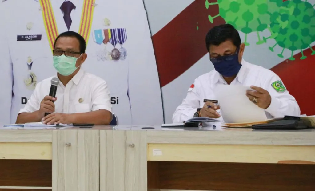 Gugus tugas update info penangananan covid 19 di Kabupaten Siak