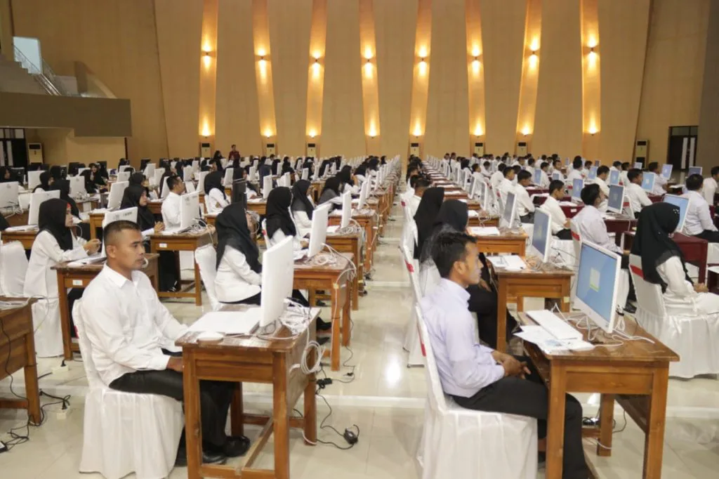 Hari Pertama Tes CPNS di Siak, 92 Peserta Dinyatakan Gugur