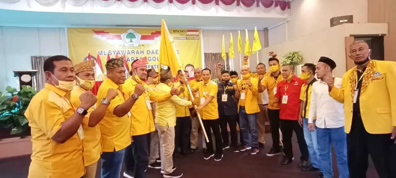 Indra Gunawan Terpilih Aklamasi, Syamsuar Buka Musda ke-6 DPD Partai Golkar Siak