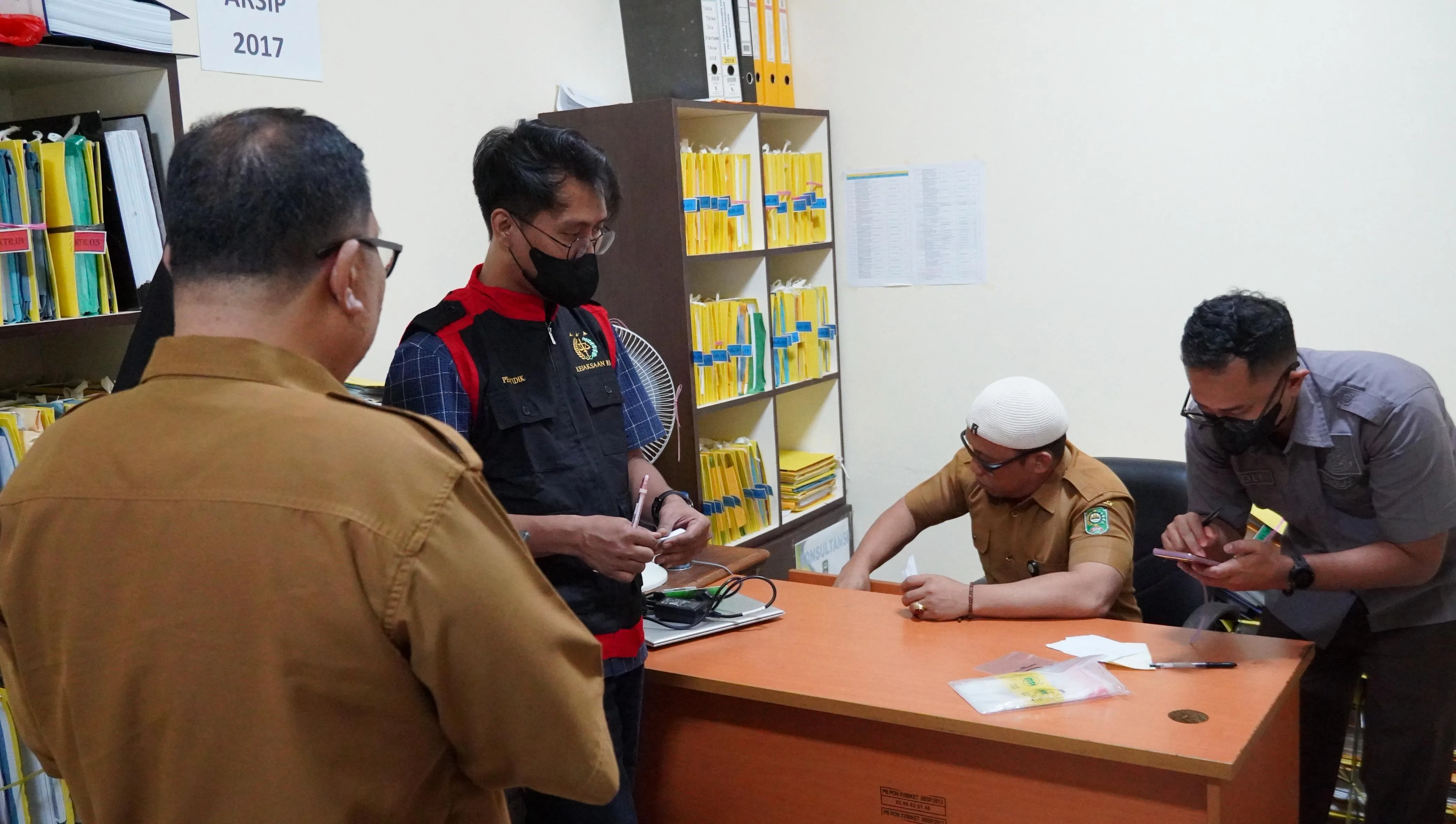 Jaksa Geledah Kantor ULP Siak