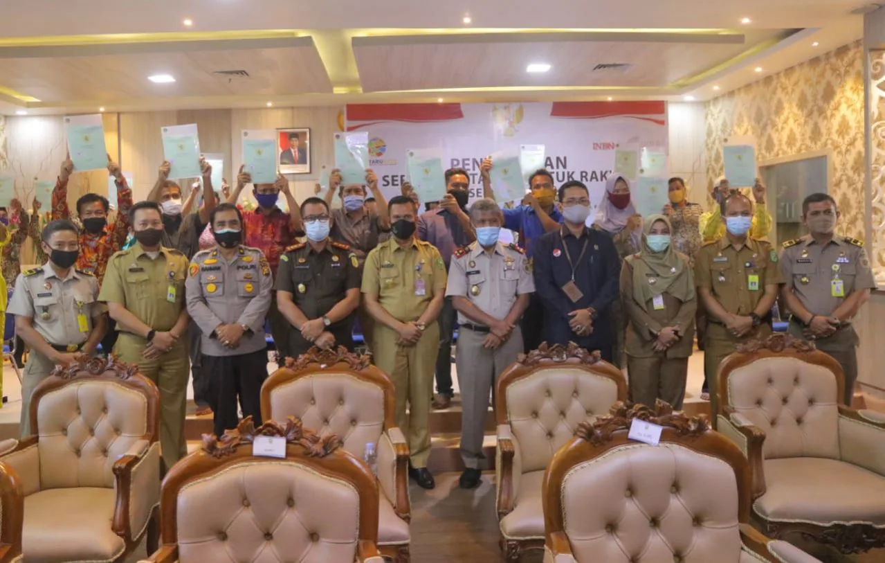 Kabupaten Siak Terima 1811 Sertifikat Tanah dari Presiden