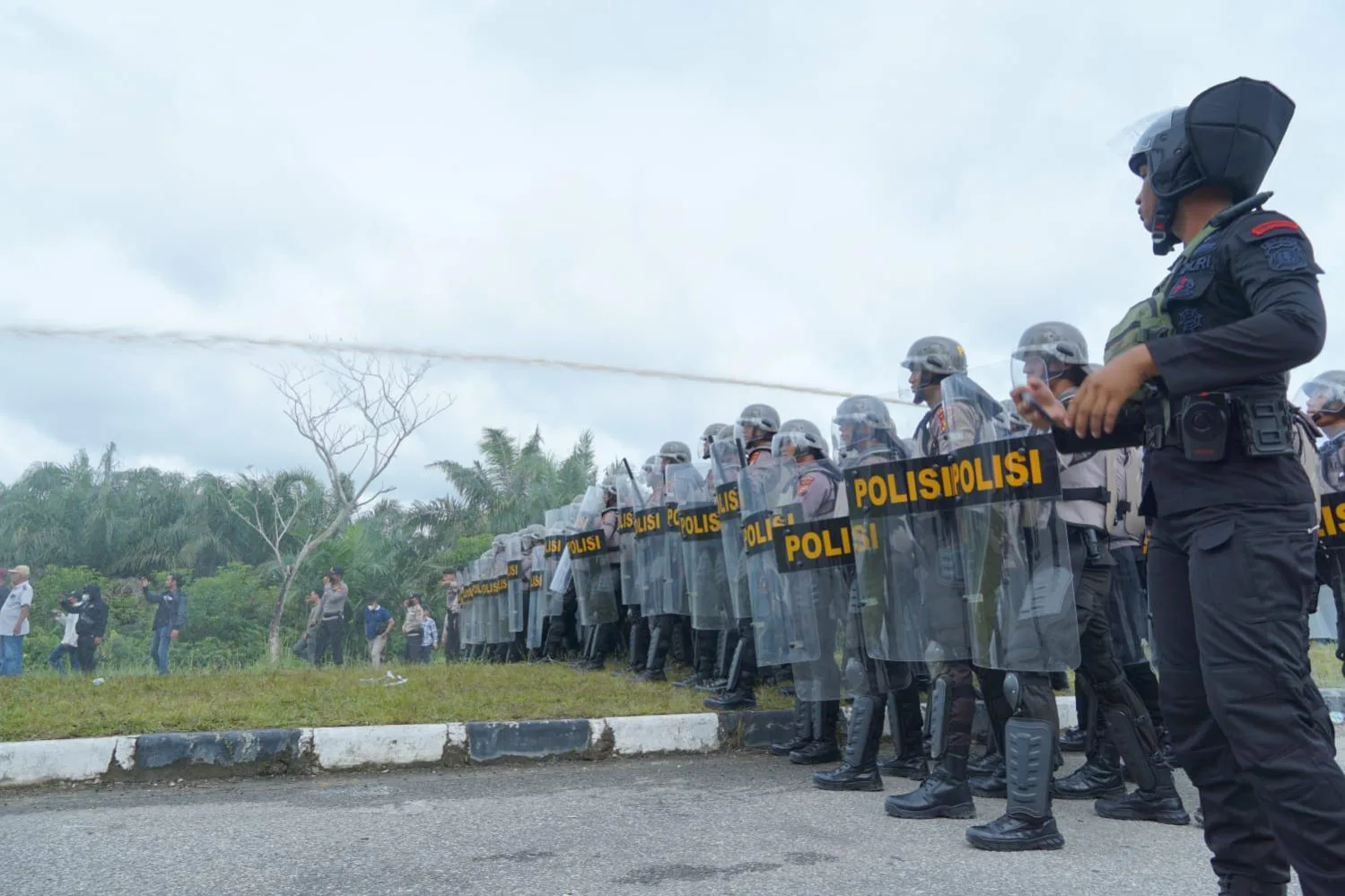 Kapolres Ronald Sebut Pelaksanaan Pencocokan dan Eksekusi Lahan 1300 Hektar di Siak Berjalan Aman, Lancar dan Tak Ada Korban