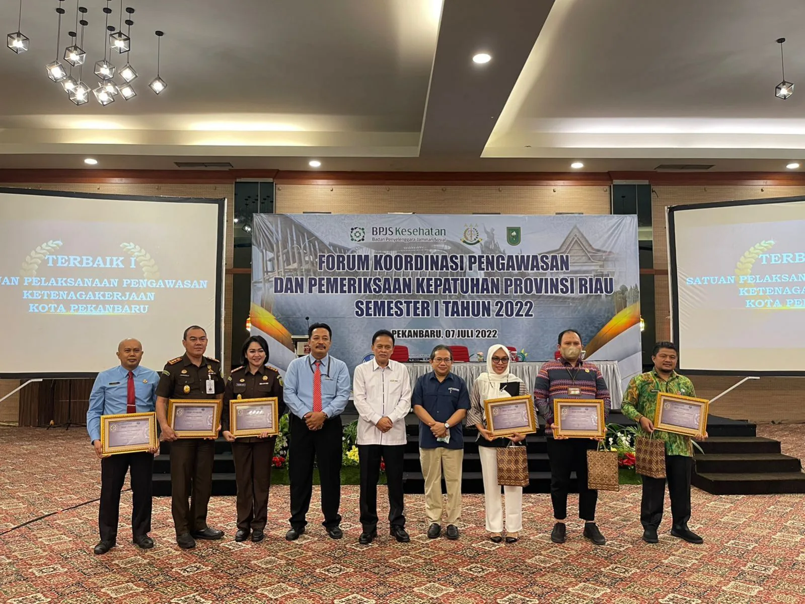 Kejaksaan Negeri Siak Diganjar Penghargaan dari BPJS Kesehatan