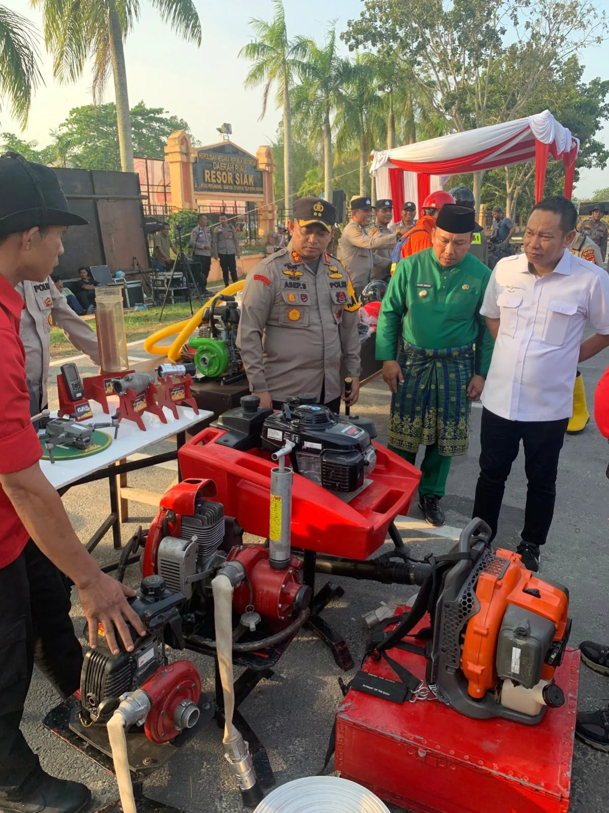 Ketua DPRD Siak Indra Gunawan Apresiasi Kapolres dan Kalaksa BPBD, dari Rakor Sampai Pemadaman