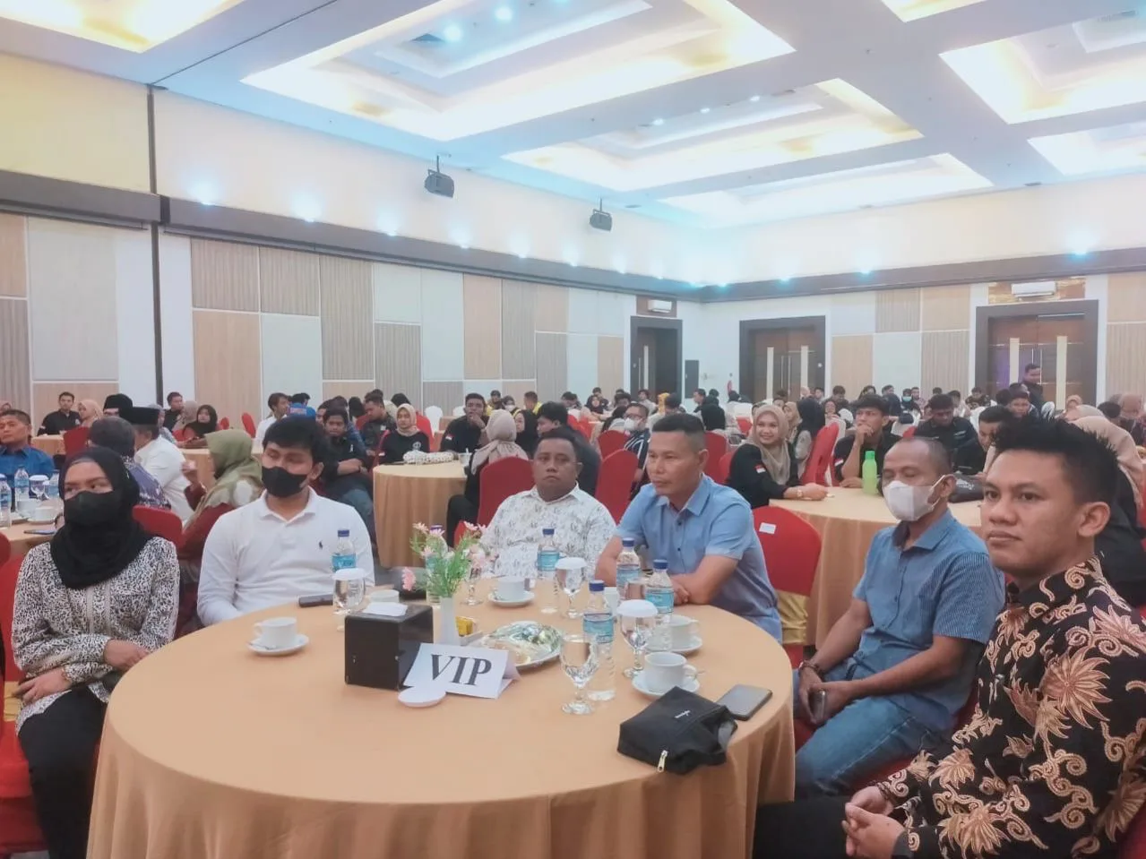 Pasi Ter Kodim 0322 Siak Menghadiri Pelantikan IPMKS Periode 2022-2024 di Pekanbaru
