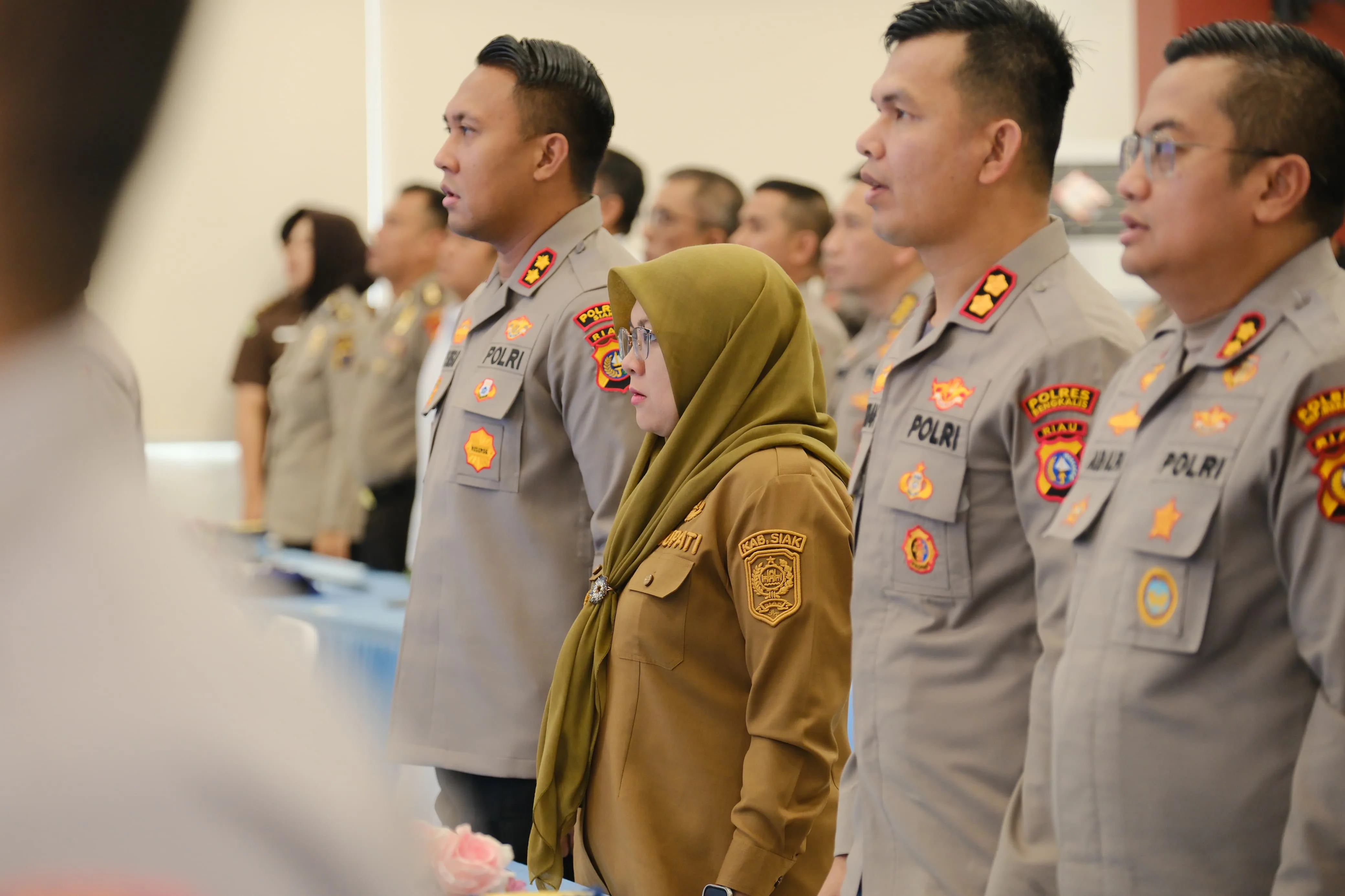 Perkuat Sinergi Pengamanan Idulfitri, Bupati Siak Hadiri Rakor Operasi Lancang Kuning 2026