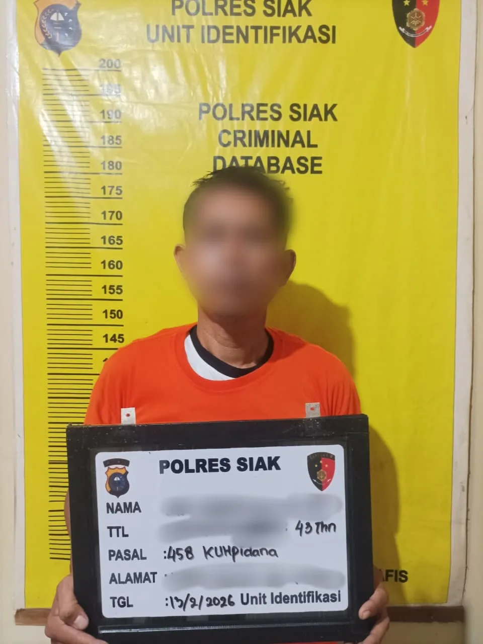 Polres Siak Bekuk Pelaku Pembunuhan Wanita di Minas dalam Waktu Kurang dari 10 Hari