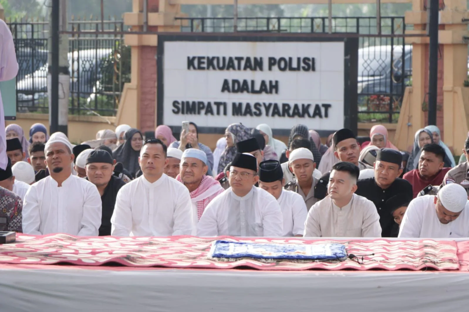 Polres Siak Potong 7 Ekor Hewan Kurban
