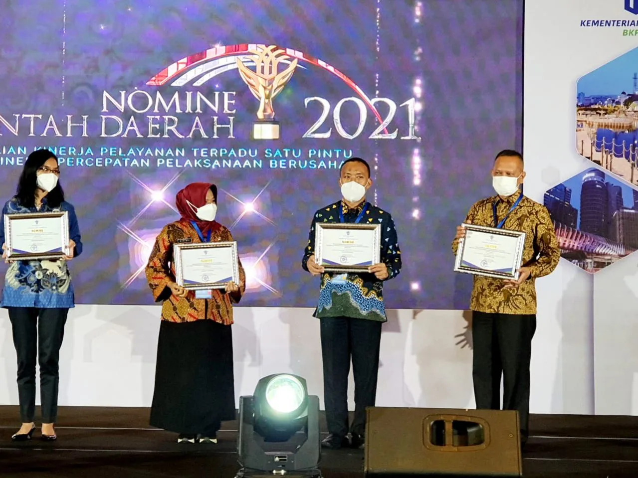 Prestasi DPMPTSP Siak Tingkat Nasional Diganjar dengan DID  5,5 Miliar