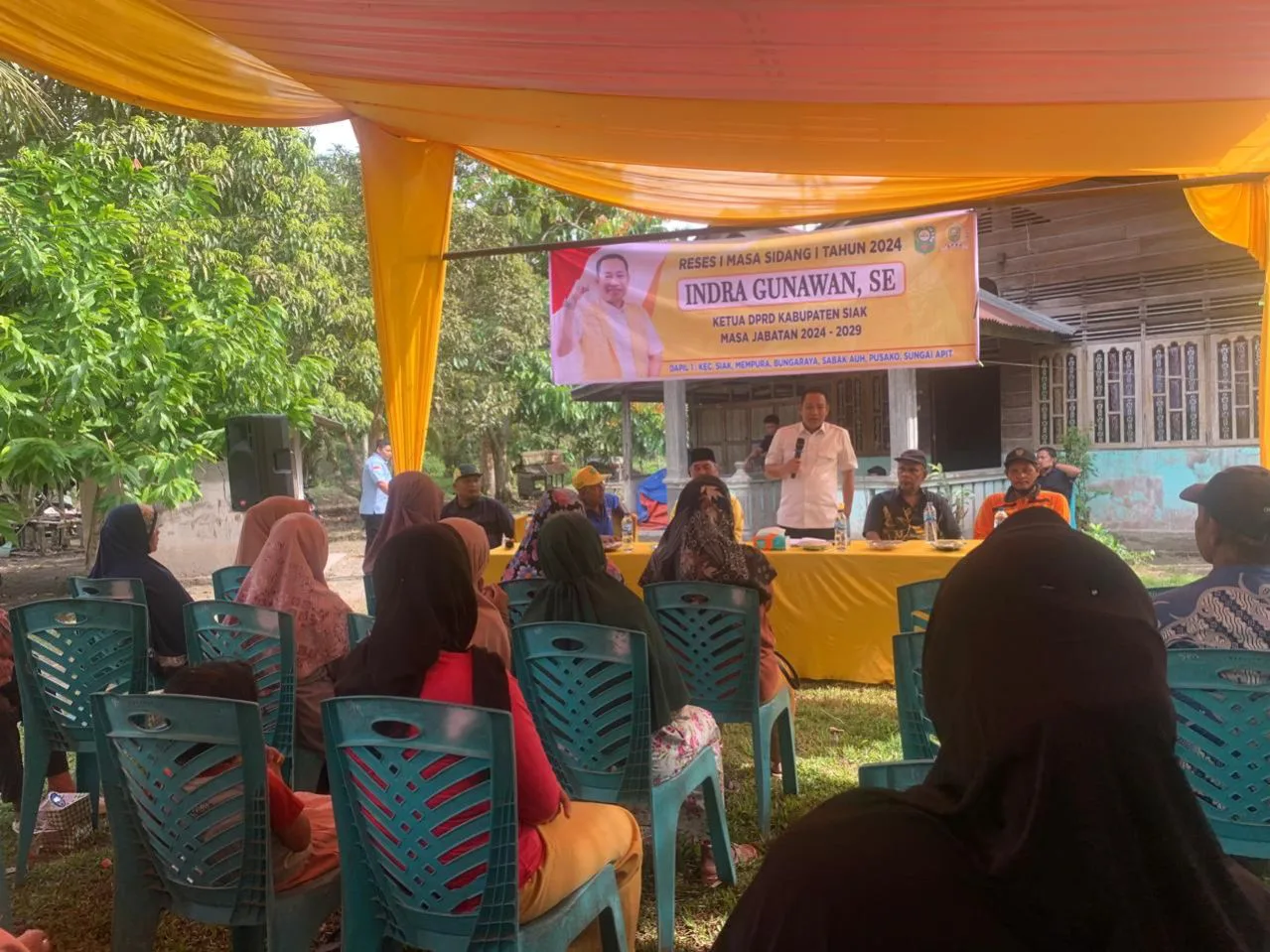 Reses di Sabak Permai, Inda Gunawan Terlihat Hubungan Tak Berjarak Dengan Masyarakat