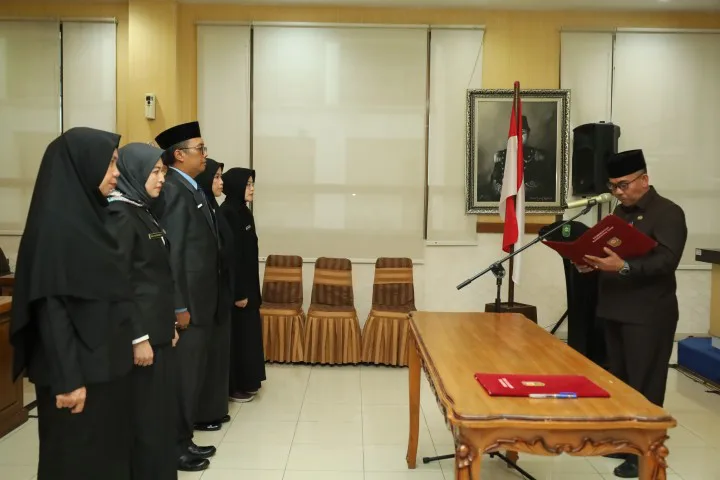 Sekda Siak Lantik Lima Pejabat Fungsional