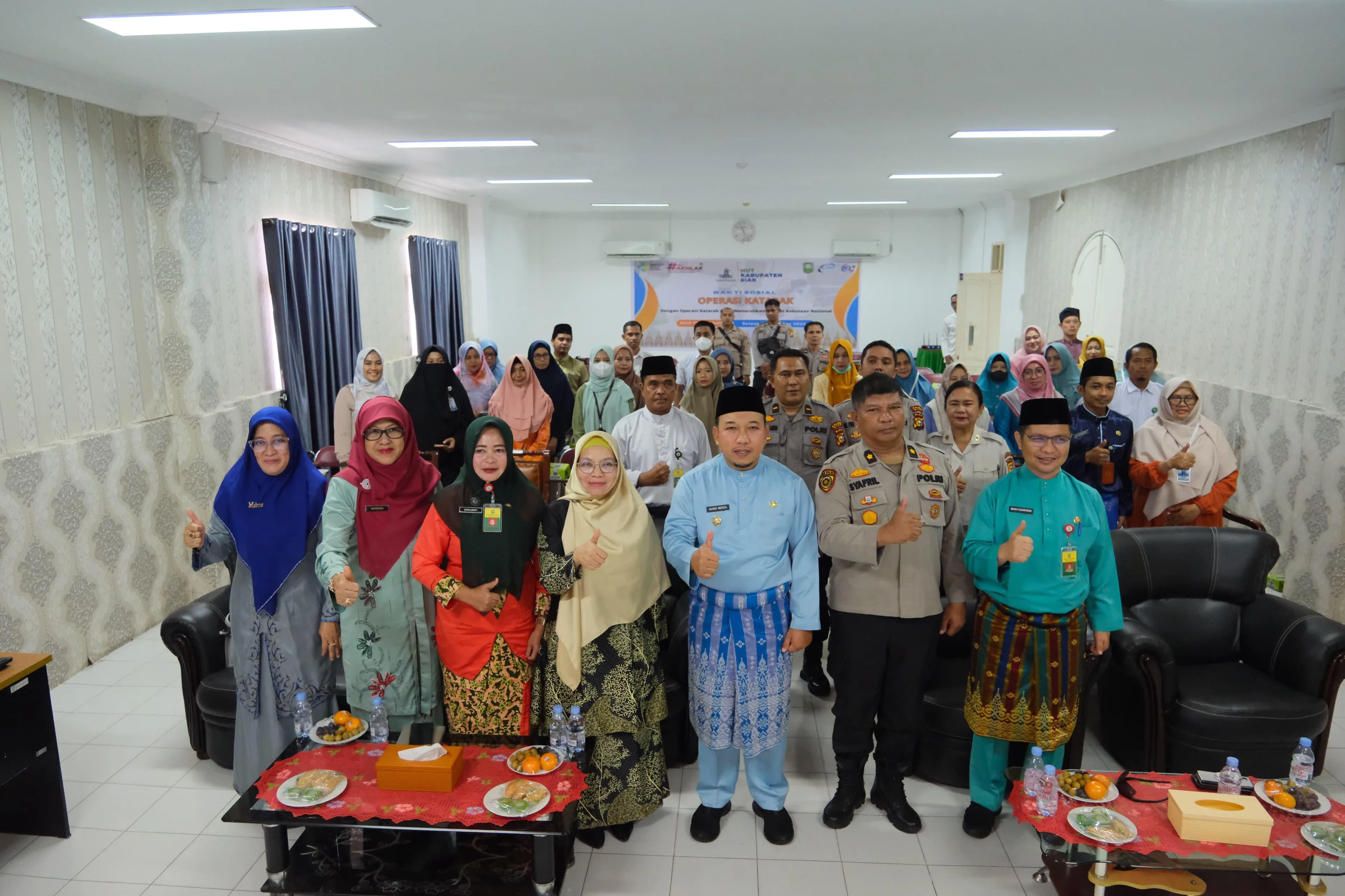 Sempena Hari Jadi Kabupaten Siak ke-24, Pemkab Siak Gelar Operasi Katarak Gratis