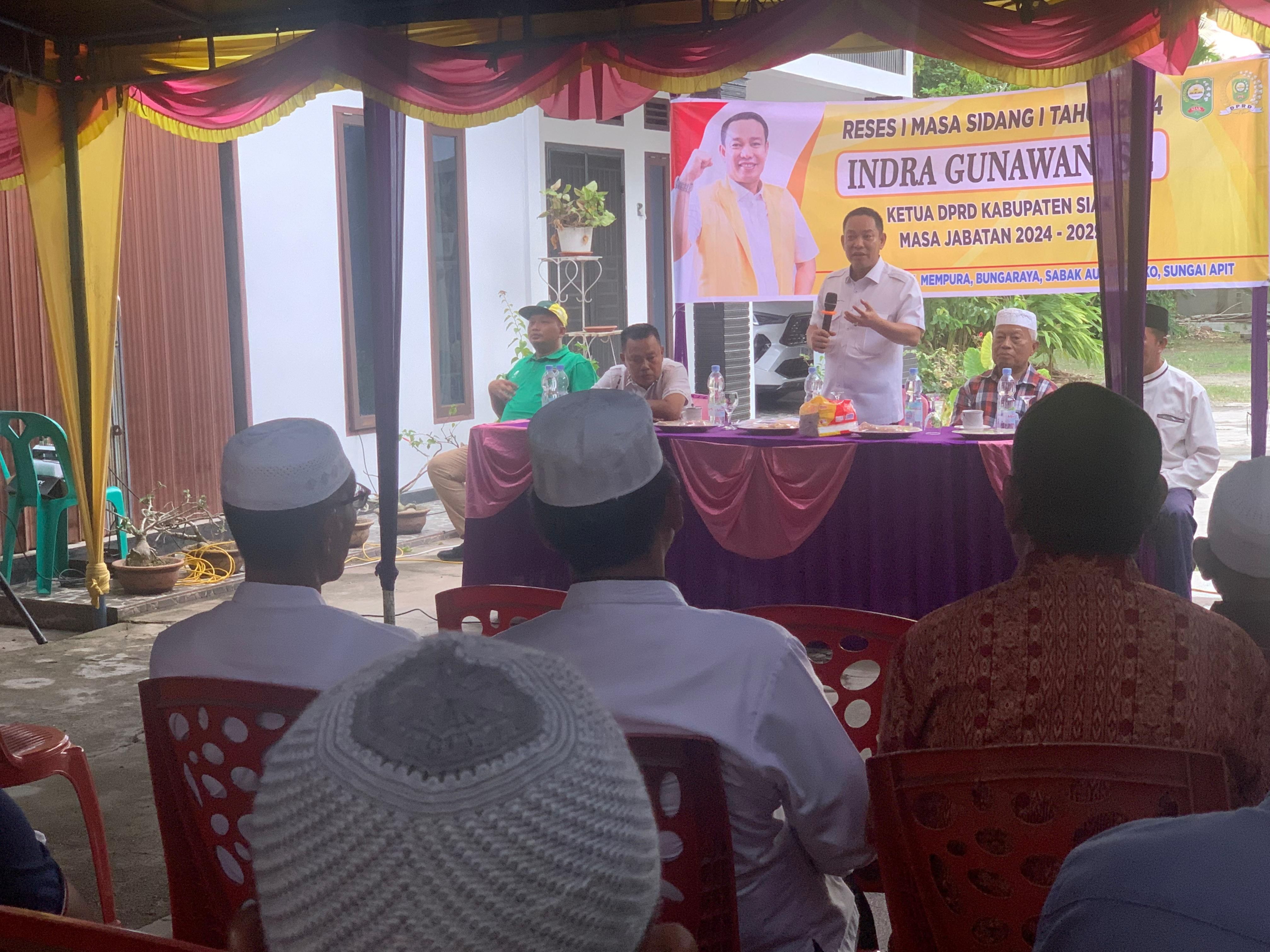 Indra Gunawan, Simbol Perubahan di Sungai Apit: Kepemimpinan yang Dekat dengan Rakyat