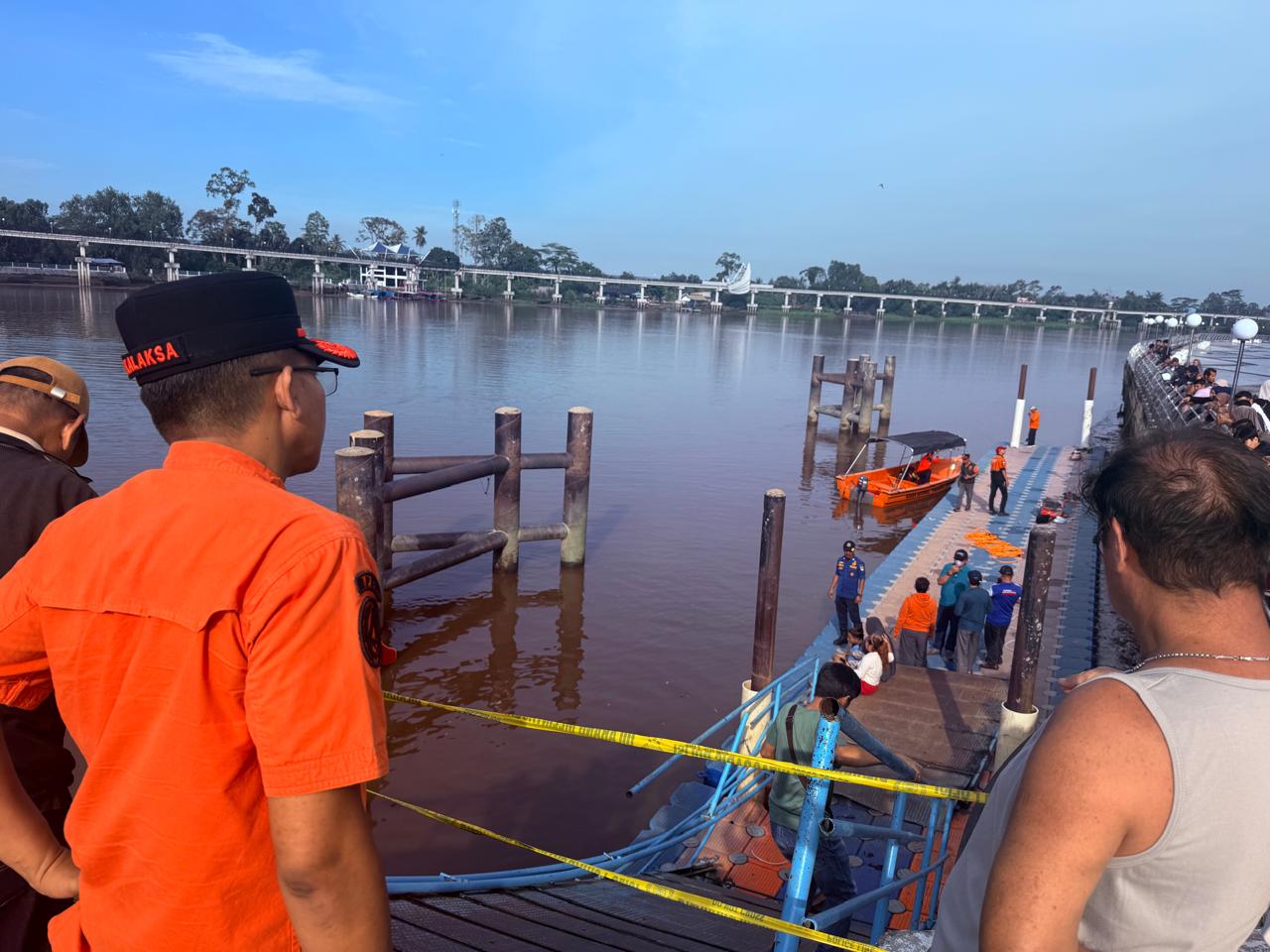 Muhammad Shidiqie Hilang Terseret Arus Sungai Siak, Penacarian Terus Dilakukan