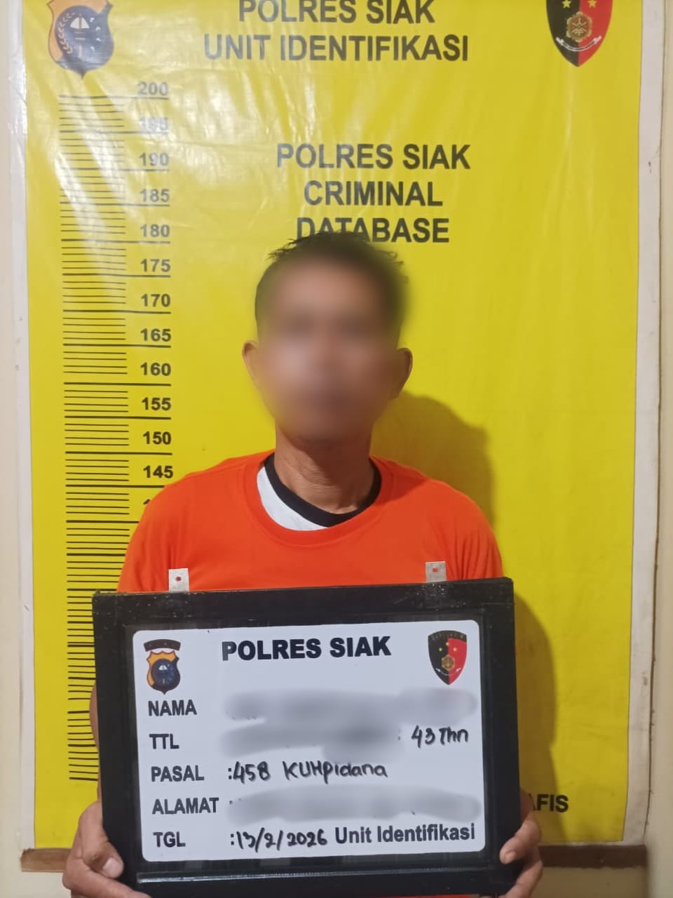 Polres Siak Bekuk Pelaku Pembunuhan Wanita di Minas dalam Waktu Kurang dari 10 Hari
